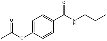 4-(propylcarbamoyl)phenyl acetate 结构式