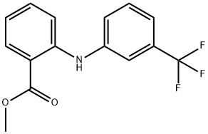 Benzoic acid,2-[[3-(trifluoromethyl)phenyl]amino]-, methyl ester 结构式