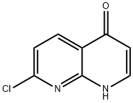 7-氯-1,8-萘啶-4(1H)-酮 结构式