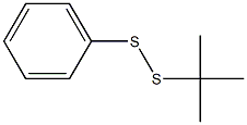 Disulfide, 1,1-dimethylethyl phenyl 结构式
