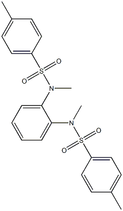 Benzenesulfonamide,N,N'-1,2-phenylenebis[N,4-dimethyl- 结构式