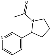 1-(2-Pyridin-3-yl-pyrrolidin-1-yl)-ethanone 结构式