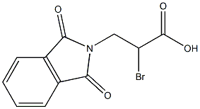 2H-Isoindole-2-propanoicacid, a-bromo-1,3-dihydro-1,3-dioxo- 结构式