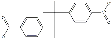 Benzene,1,1'-(1,1,2,2-tetramethyl-1,2-ethanediyl)bis[4-nitro- 结构式
