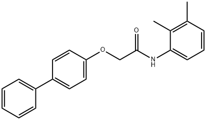 N-(2,3-dimethylphenyl)-2-(4-phenylphenoxy)acetamide 结构式