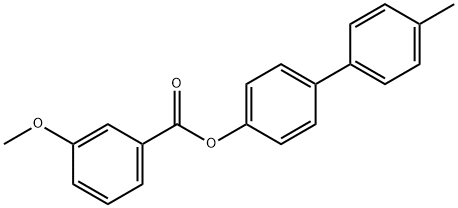 4'-methylbiphenyl-4-yl 3-methoxybenzoate 结构式