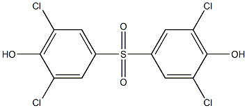 Phenol,4,4'-sulfonylbis[2,6-dichloro- 结构式