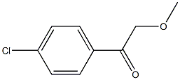 1-(4-氯苯基)-2-甲氧基乙烷-1-酮 结构式