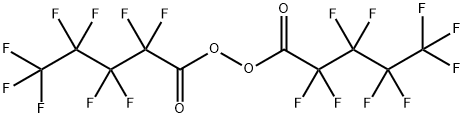 Peroxide, bis(2,2,3,3,4,4,5,5,5-nonafluoro-1-oxopentyl) 结构式