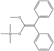Silane, [(1-methoxy-2,2-diphenylethenyl)oxy]trimethyl- 结构式