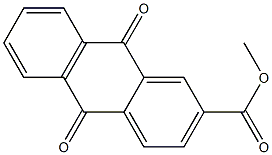 2-carbomethoxy-9,10-anthraquinone 结构式