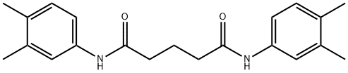 N,N'-bis(3,4-dimethylphenyl)pentanediamide 结构式