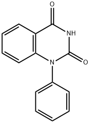 2,4(1H,3H)-Quinazolinedione, 1-phenyl- 结构式