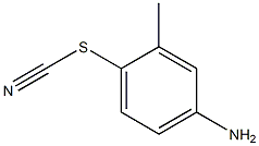 Thiocyanic acid, 4-amino-2-methylphenyl ester 结构式