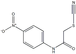 N-(4-Nitro-phenyl)-2-thiocyanato-acetamide 结构式