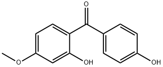 (2-羟基-4-甲氧苯基)(4-羟基苯基)甲酮 结构式