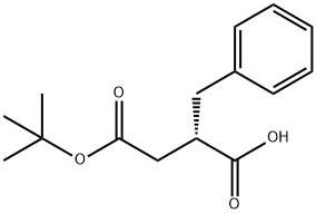(S)-2-苄基-4-叔丁氧-4-氧丁酸 结构式