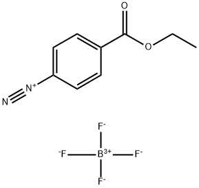 Benzenediazonium, 4-(ethoxycarbonyl)-, tetrafluoroborate(1-) 结构式