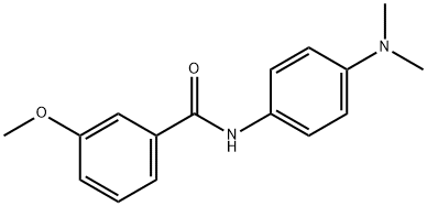 N-[4-(dimethylamino)phenyl]-3-methoxybenzamide 结构式