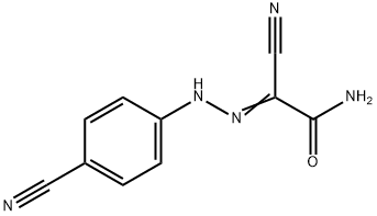 2-cyano-2-[(4-cyanophenyl)hydrazono]acetamide 结构式