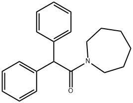 1-(azepan-1-yl)-2,2-diphenylethanone 结构式