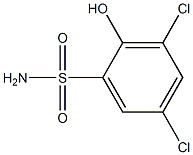 3,5-二氯-2-羟基苯磺酰胺 结构式