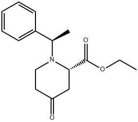 (S)-ethyl 4-oxo-1-((R)-1-phenylethyl)piperidine-2-carboxylate