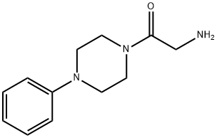 2-Amino-1-(4-phenyl-piperazin-1-yl)-ethanone 结构式