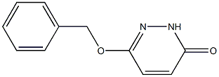 3(2H)-Pyridazinone, 6-(phenylmethoxy)- 结构式