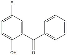 (5-氟-2-羟基苯基)(苯基)甲酮 结构式