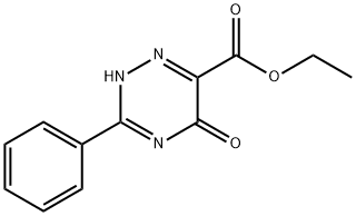 ETHYL 5-OXO-3-PHENYL-2H-1,2,4-TRIAZINE-6-CARBOXYLATE 结构式
