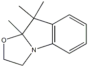 Oxazolo[3,2-a]indole, 2,3,9,9a-tetrahydro-9,9,9a-trimethyl- 结构式