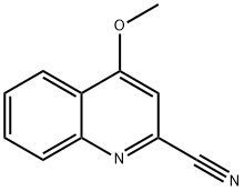 4-METHOXYQUINOLINE-2-CARBONITRILE 结构式