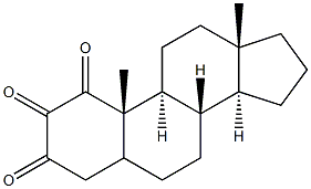 Androstanetrione(9CI) 结构式