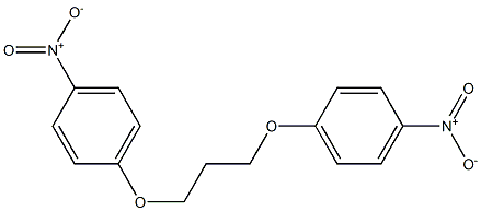 1,3-二(4-硝基苯氧基)丙烷 结构式