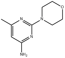 6-甲基-2-(吗啉-4-基)嘧啶-4-胺 结构式