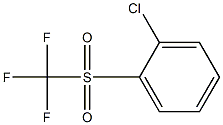 1-氯-2-((三氟甲基)磺酰基)苯 结构式