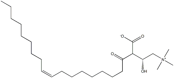 (R)-oleoylcarnitine 结构式