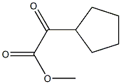 环戊基-氧代乙酸甲酯 结构式