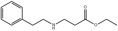 ethyl 3-[(2-phenylethyl)amino]propanoate 结构式