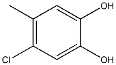 4-氯-5-甲基苯-1,2-二醇 结构式