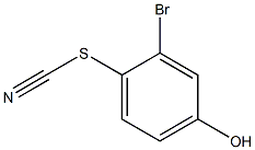 Thiocyanic acid, 2-bromo-4-hydroxyphenyl ester 结构式