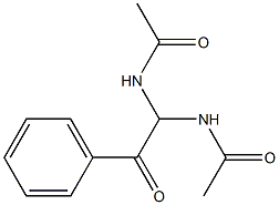 N-(1-acetamido-2-oxo-2-phenylethyl)acetamide 结构式