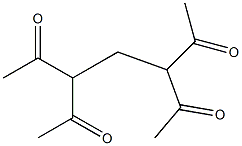 2,6-Heptanedione, 3,5-diacetyl- 结构式