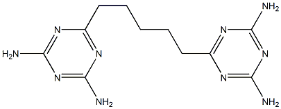 1,3,5-Triazine-2,4-diamine,6,6'-(1,5-pentanediyl)bis- 结构式