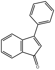 3-苯基-1H-茚-1-酮 结构式