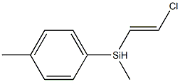SILANE, CHLOROETHENYLMETHYL(4-METHYLPHENYL)- 结构式