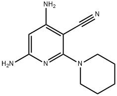 4,6-Diamino-2-piperidine-4-yl-nicotinonitrile 结构式
