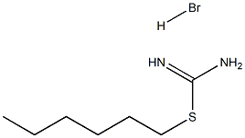 (hexylsulfanyl)methanimidamide hydrobromide 结构式