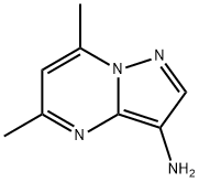 5,7-二甲基吡唑并[1,5-A]嘧啶-3-胺 结构式